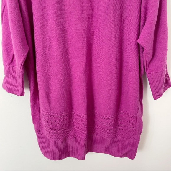 Lily Pulitzer Cabrina Open Front Pink Cardigan wool and cashmere blend size M/L - Picture 10 of 14